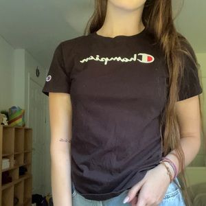 Champion black tee
